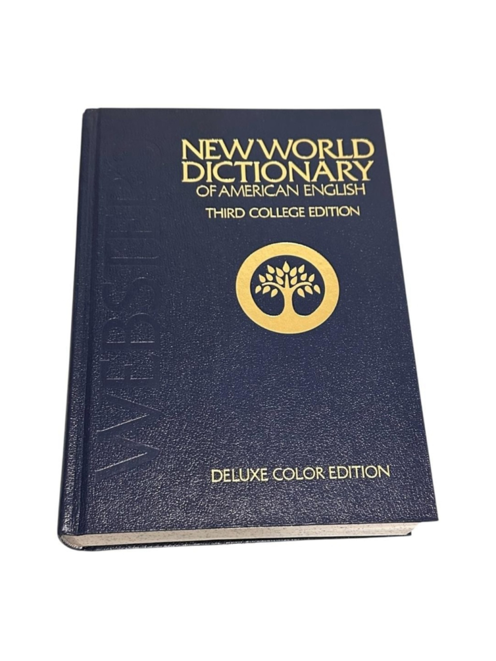 Vintage Webster's New World Dictionary American English 3rd College HC 1988 Blue